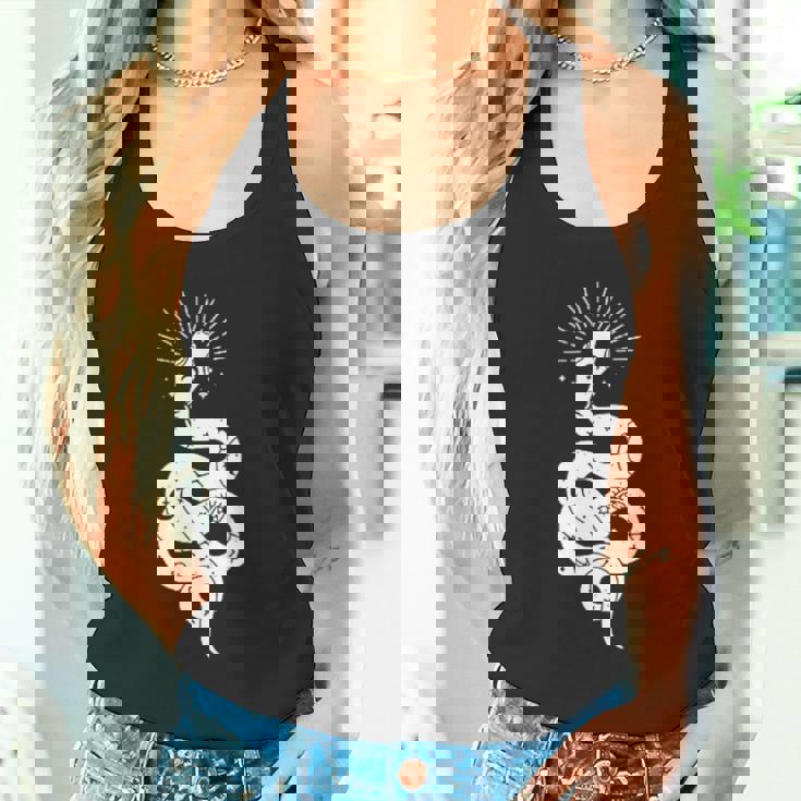 蛇 神秘主義 オカルティズム イルミナティ フリーメイソン 魔法erpent Mysticism Occultism タンクトップ