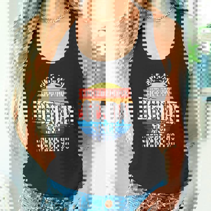 限定版 1978 年 11 月の誕生日以来の伝説 タンクトップ