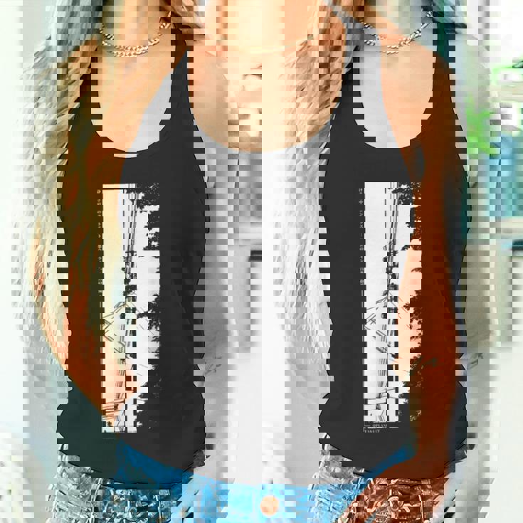 電柱 日本の アニメ ストリートウェア レトロな 雰囲気 タンクトップ