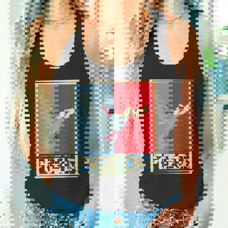 面白いtシャツ ハト 鳥 鳩 クール バードウォッチング 服 メンズ おもしろ 面白い おもしろグッズ タンクトップ