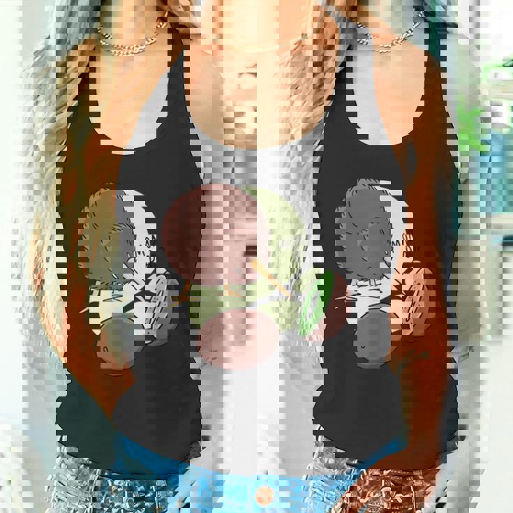 面白いキウイの鳥とキウイのフルーツキウイ、キウイの鳥好き。 タンクトップ