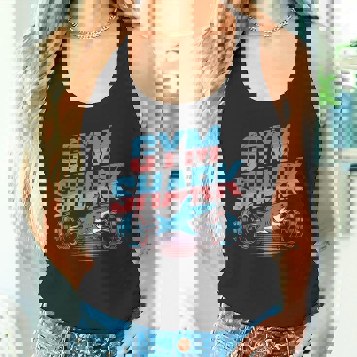 面白いジムシャークシャツ – フィットネス愛好家tシャツ タンクトップ