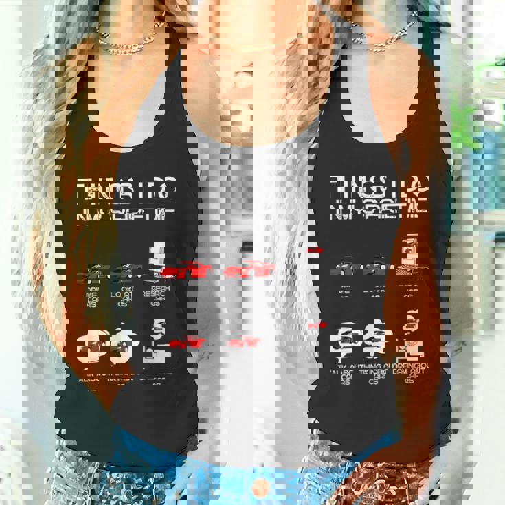 面白い車好き空き時間の車でやること タンクトップ