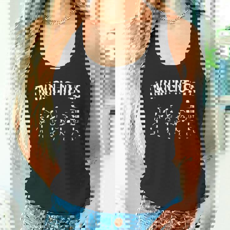 面白い音楽愛好家 音符 ギフト 長袖tシャツ タンクトップ