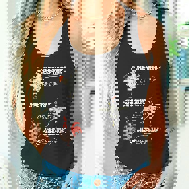 面白い鶏尻ゲスなんで鶏ももゲス誰うんちゲス タンクトップ