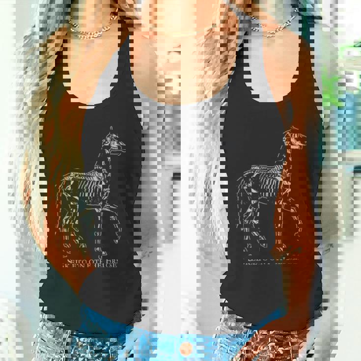 馬の骨格系 スタディ エクウス フェラス 馬の恋人 ビンテージ タンクトップ