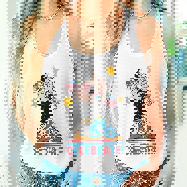 7月4日 「ポパイとオリーブオイルの愛国心」 彼と彼女 タンクトップ