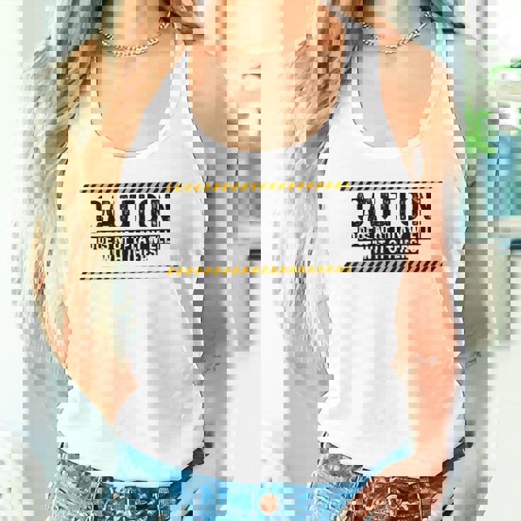 Caution Does Not Play Well With Others タンクトップ