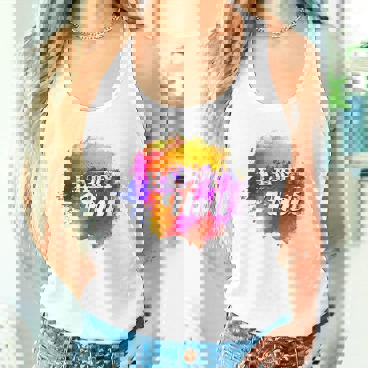 Colormear Happy Holi タンクトップ