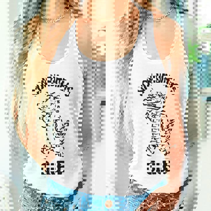 Crocodilelow Runners Club おもしろランニングマスコット 長袖tシャツ タンクトップ