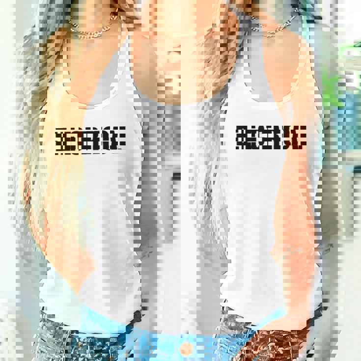 Electrical – Professional Electriciantaff Uniform タンクトップ