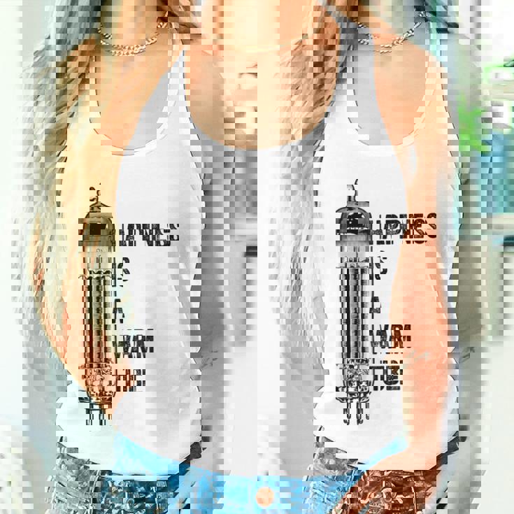 Happiness Is A Warm Tube アナログオーディオ。真空管 タンクトップ