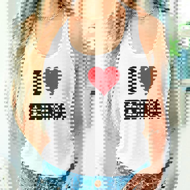 I Heart 海老名 日本ラブ日本土産 タンクトップ