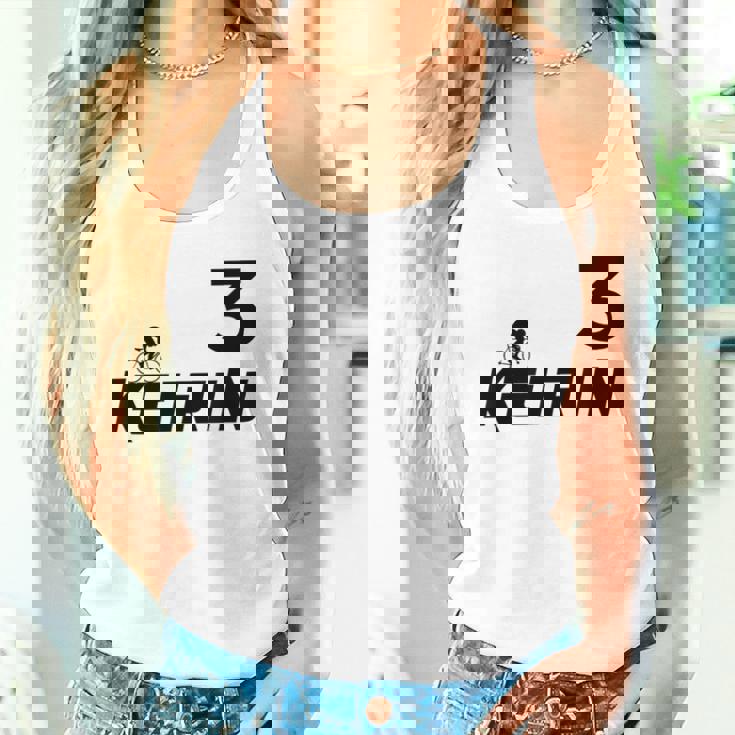 Keirin レッド ナンバー3 レッド ナンバー3 レーシング タンクトップ