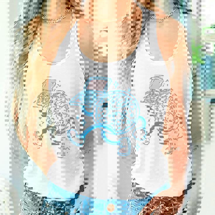 Pizza Perfect The Best Pizza On Earth バックプリント タンクトップ