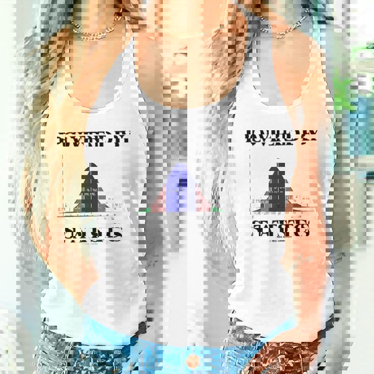 Powered Bytatistics ベルカーブ オタク ユーモア タンクトップ