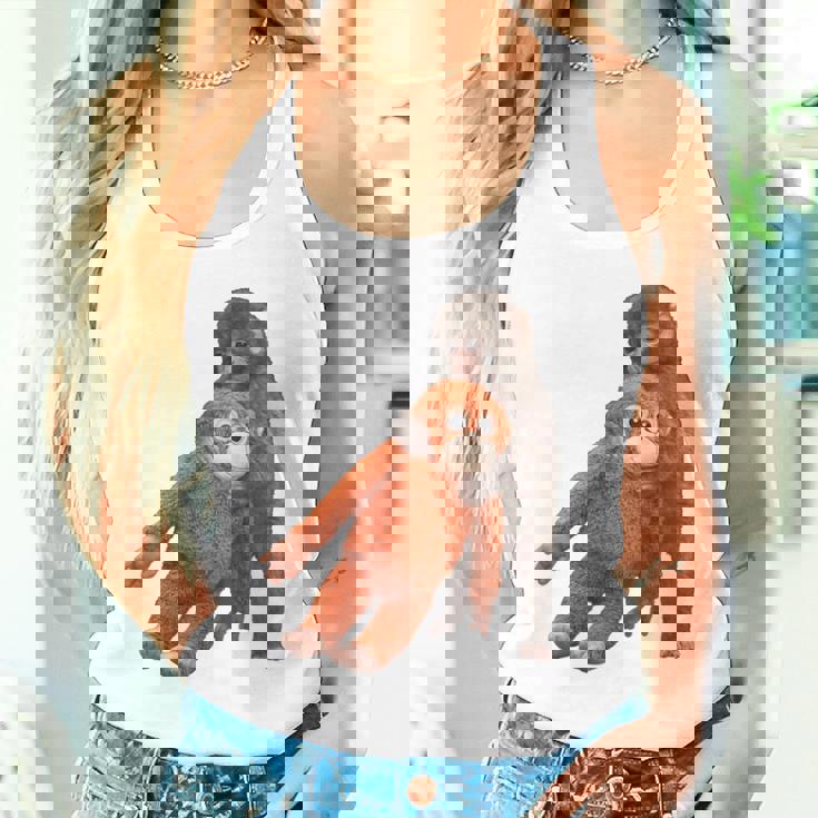 Punch The Monkey Meme X Ape Cute Punch Monkey Baby Meme タンクトップ