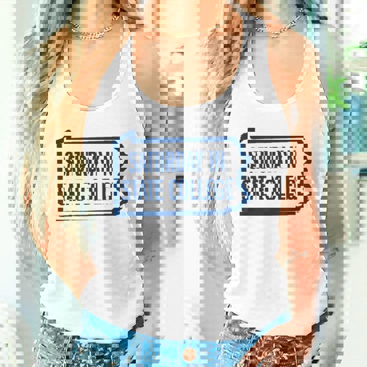 Saturday Intate College Pa Is For Football タンクトップ