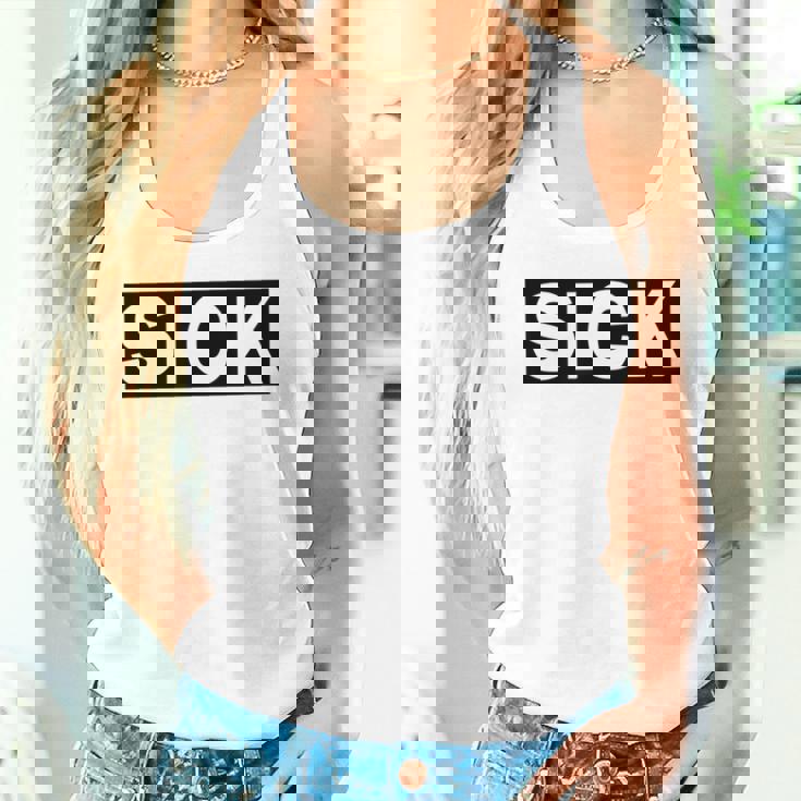 Sick Krank Krass Iickmodeick タンクトップ