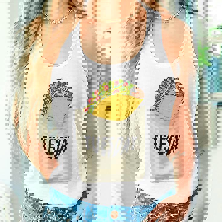 Trendy Taco Tuesday Pocket Food Humour タンクトップ