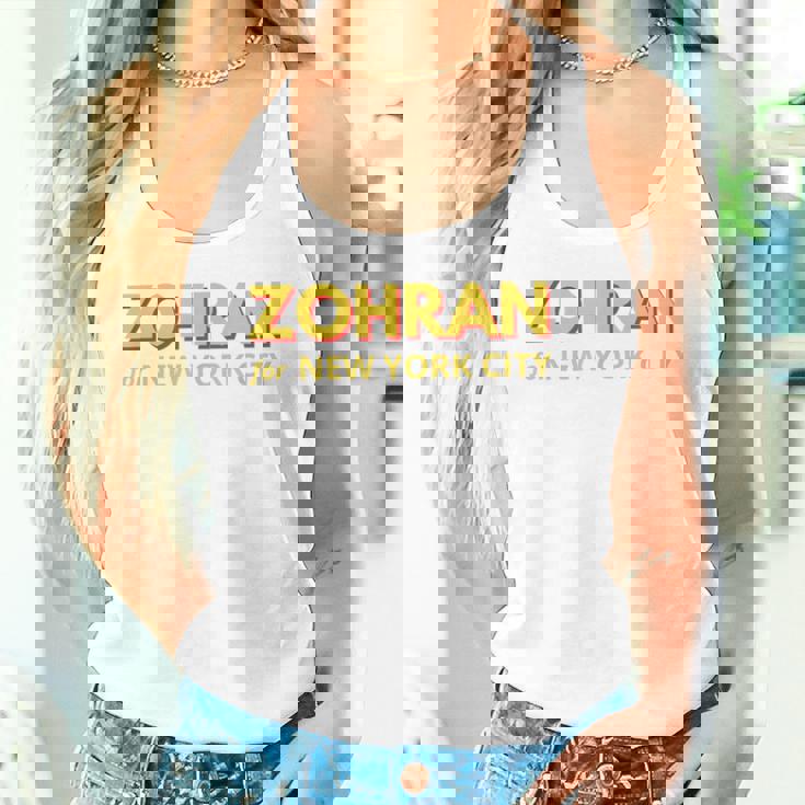 Zohran Mamdani ニューヨーク市長用 面白い クール トレンディ プログレッシブ タンクトップ