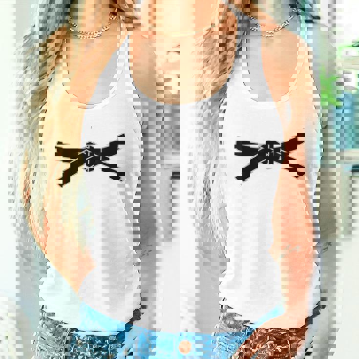 かっこいい日本武道空手柔道黒帯 タンクトップ