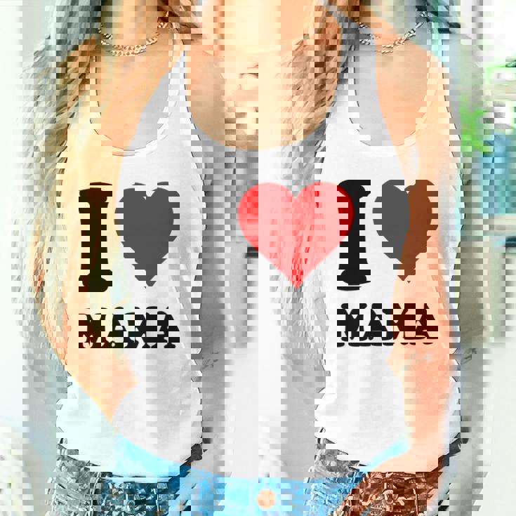 アイ・ラヴ・ママ 長袖tシャツ タンクトップ