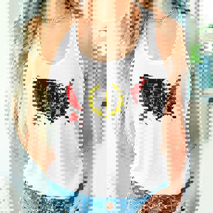 アメリカアフリカ ヘリテージフラッグ アメリカンブラック ヘリテージフラッグ タンクトップ