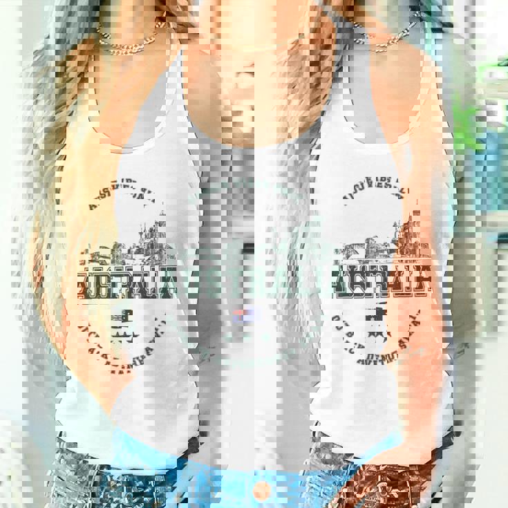 オーストラリアヴィンテージお土産オーストラリアのランドマーク タンクトップ