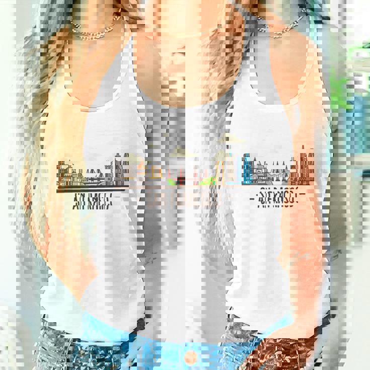 サンフランシスコカリフォルニアアメリカ合衆国-お土産 Usa タンクトップ