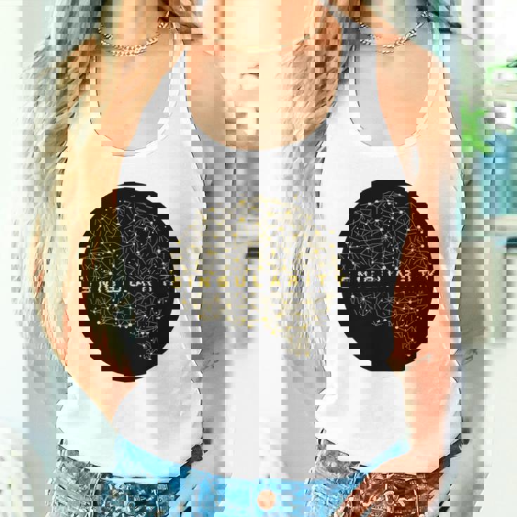 シンギュラリティ 強力ジェネレーティブai人工知能データ 長袖tシャツ タンクトップ