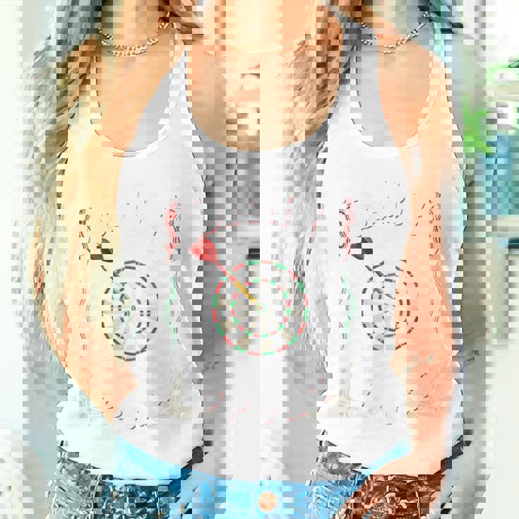 バックプリント ダーツ スポーツ ダーツボード アローダーツクラブ協会 タンクトップ