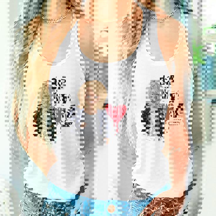 チャッキー・ティファニー・イート・ユア・ハート・アウト・バレンタイン 長袖tシャツ タンクトップ