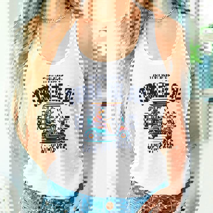 ティエラ・デル・ソルの村ゴルフカートデザイン。 長袖tシャツ タンクトップ