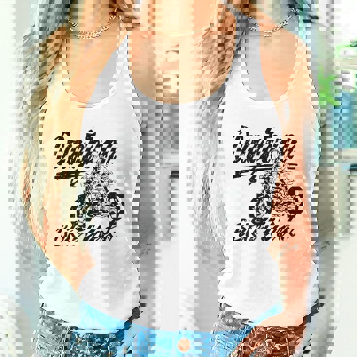 デイトナdaytona ビーチバイクウィーク レトロアンティーク調オートバイデザイン タンクトップ