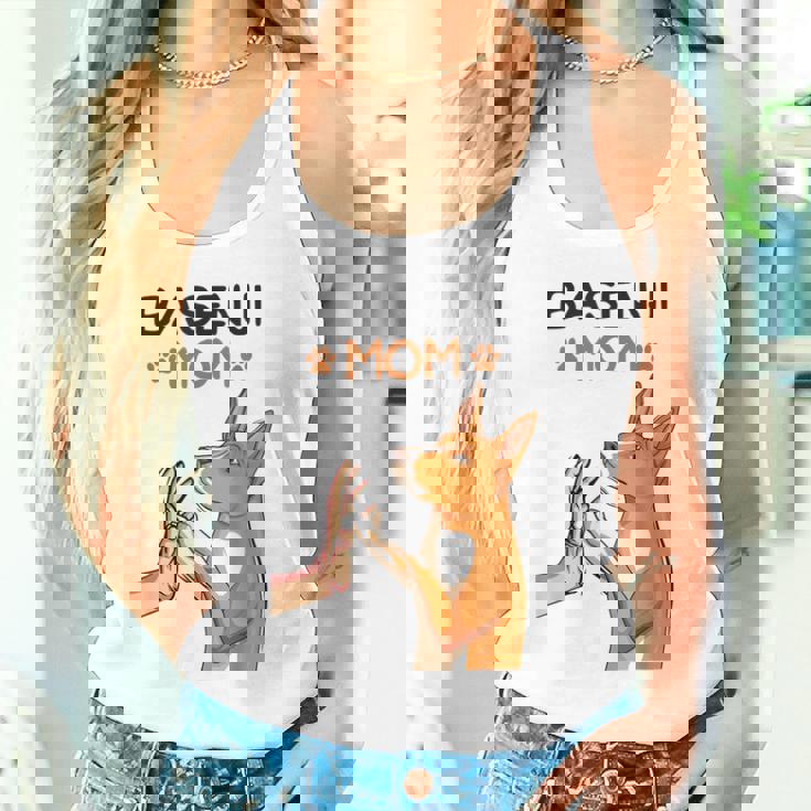 バセンジーママ犬愛好家 タンクトップ