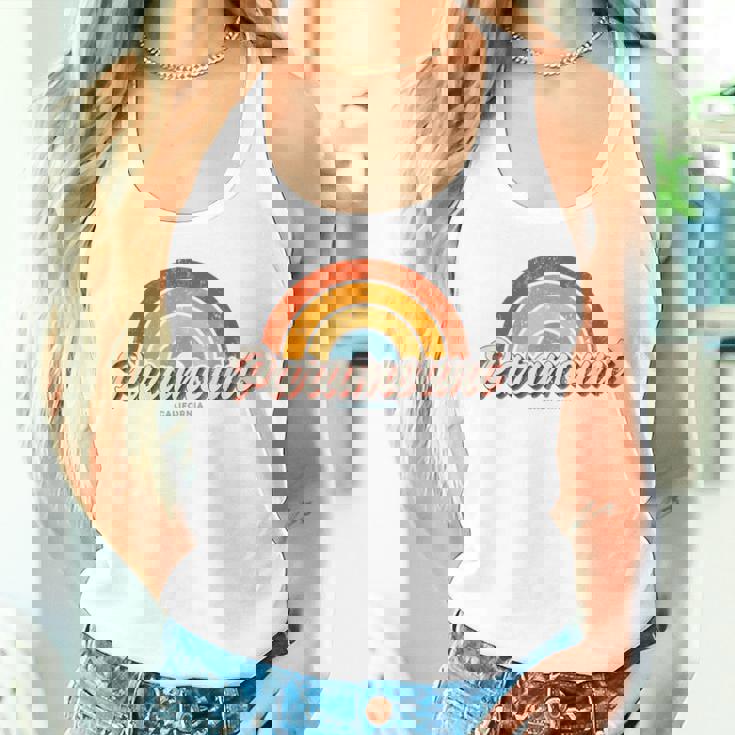 パラマウント カリフォルニア Ca ヴィンテージ レインボー レトロ 70年代 タンクトップ