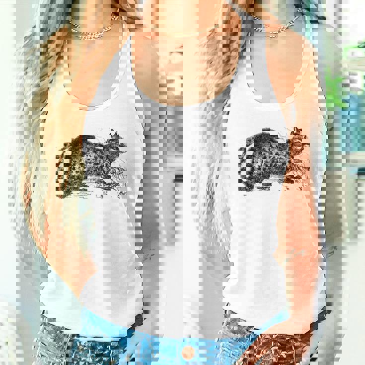 パームシベット アニマルプリント タンクトップ