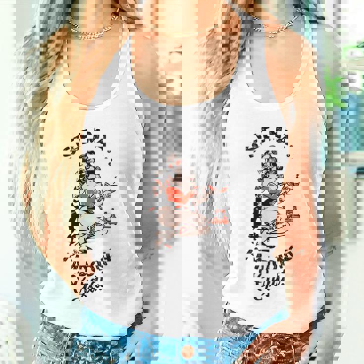 ファニー タトゥー ロカビリー ピンナップ ウィスキー 猫と一緒に飲む タンクトップ