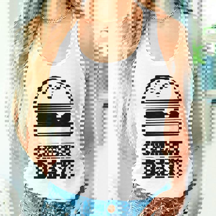 ファニージム チートデー ハンバーガー キャブ フード タンクトップ