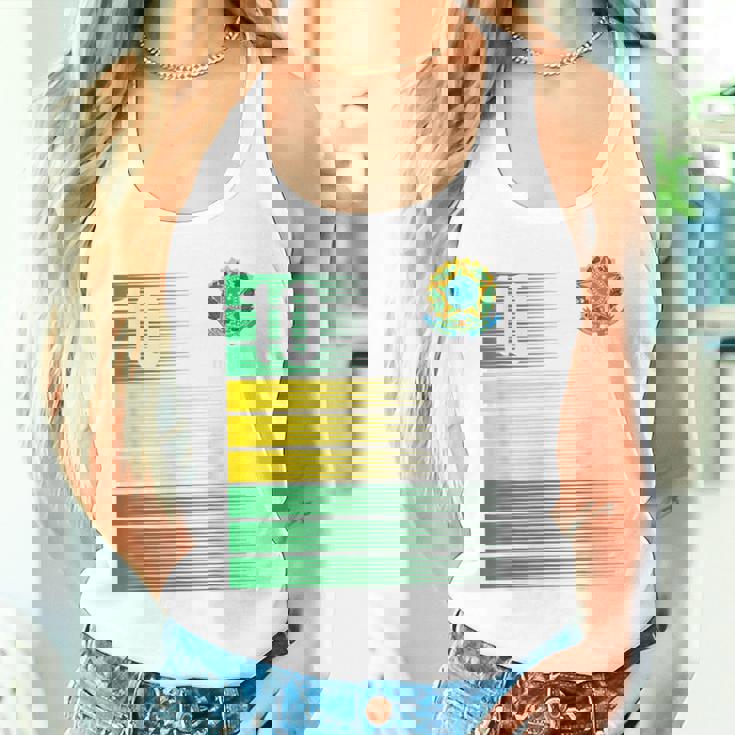 ブラジル国旗 10番 ブラジル サッカー メンズ レディース ボーイズ ガールズ キッズ タンクトップ