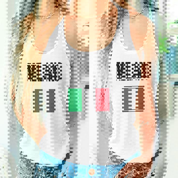 ミラノ イタリア ミラノ イタリー 旗 イタリアン タンクトップ