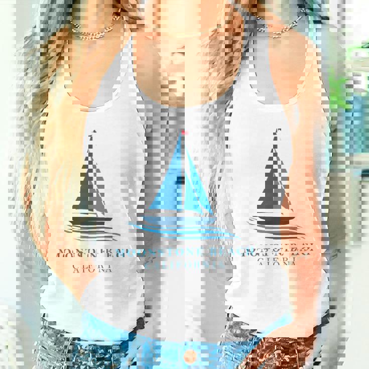 ムーンストーンビーチ カリフォルニア ヨットお土産 タンクトップ