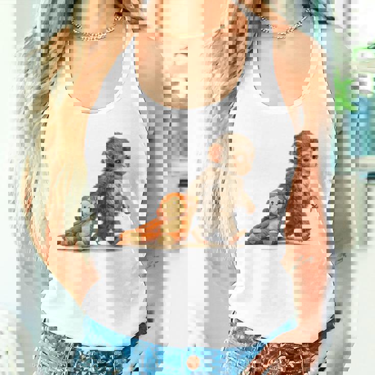 モンキーパンチ ベビー マカク リトルパンチ ビッグ キュート ラブ ぬいぐるみ タンクトップ