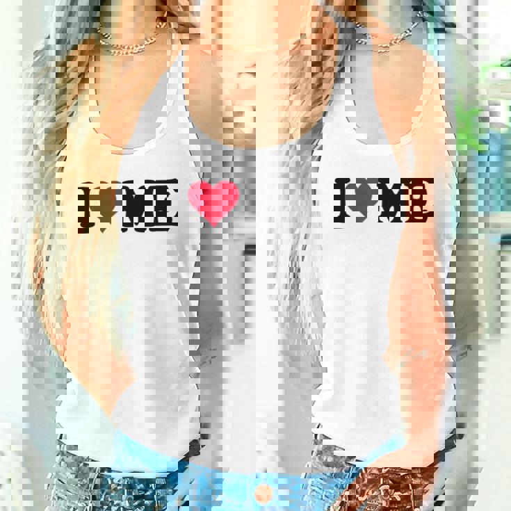 レッドハートデザイン I Love Me タンクトップ