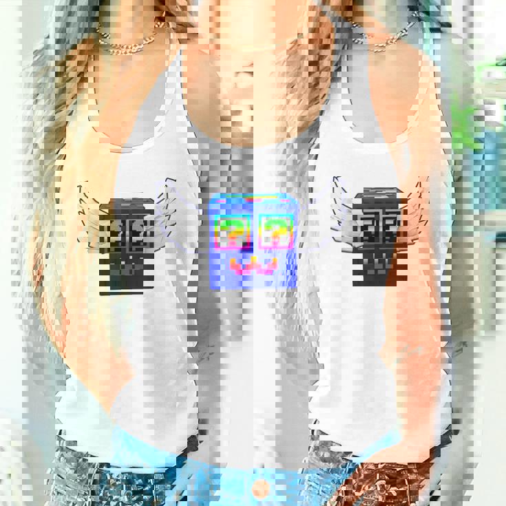 ロックスゲーム内でブレインロットゴッドラッキーブロック4頭脳を盗む タンクトップ