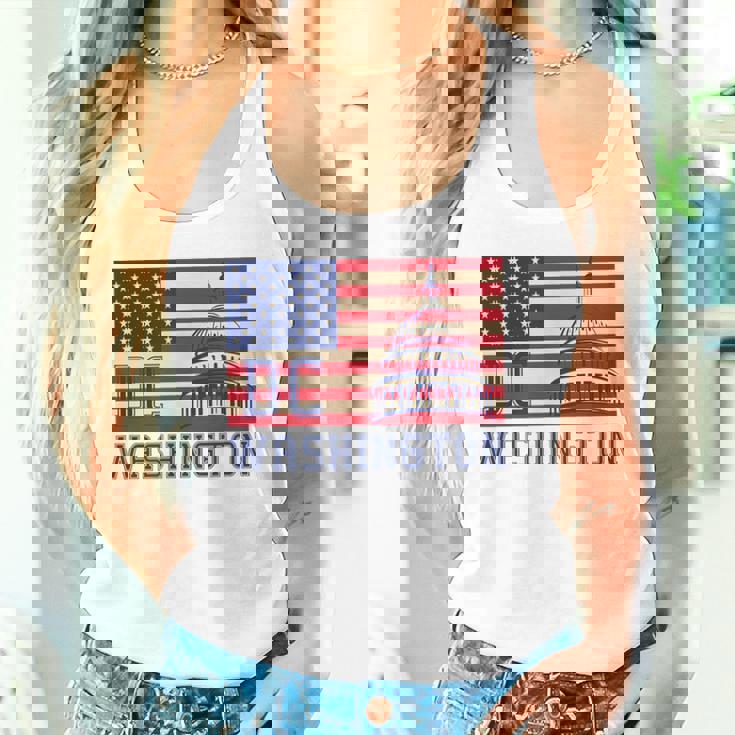 ワシントンdc アメリカ国旗tシャツ タンクトップ