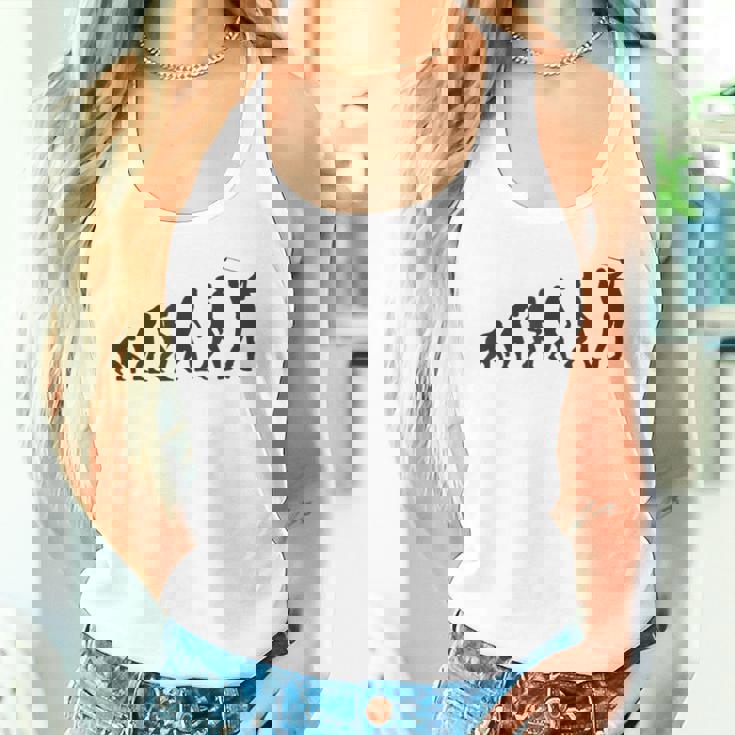 人類の進化 ネタ ゴルファー ゴルフ ゴルフ好き ゴルフファン おもしろ ゴルフ部 タンクトップ