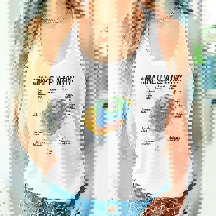 動物細胞の解剖学 生物学者 理科学生 タンクトップ