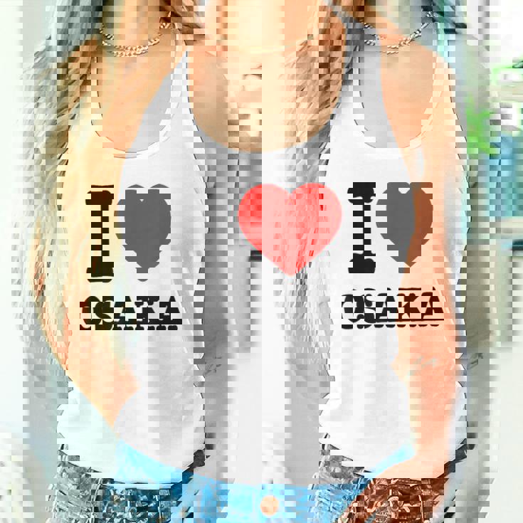 大阪大好き I Love Osaka タンクトップ